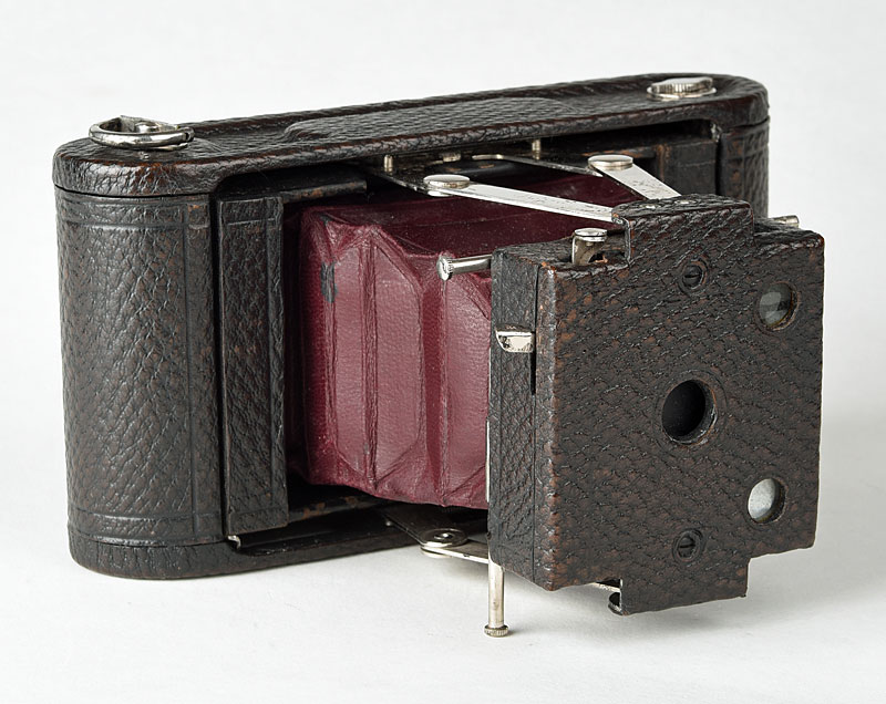 Lot - Antique c. 1905 Kodak No. 3-A Folding Pocket Model B-2 Camera w